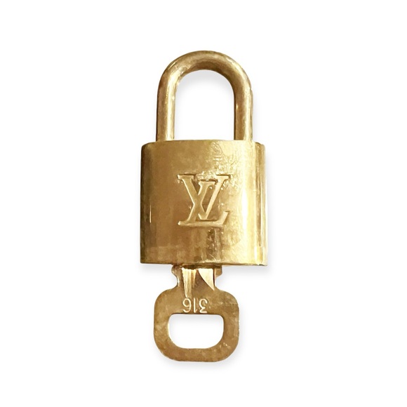 Louis Vuitton Other - #316 Louis Vuitton Lock & Key in Gold, EXCELLENT!